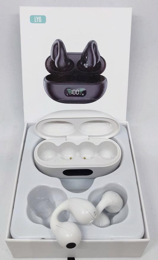 AURICULARES DE CONDUCCIOÓN ÓSSEA BLUETOOTH BRANCO