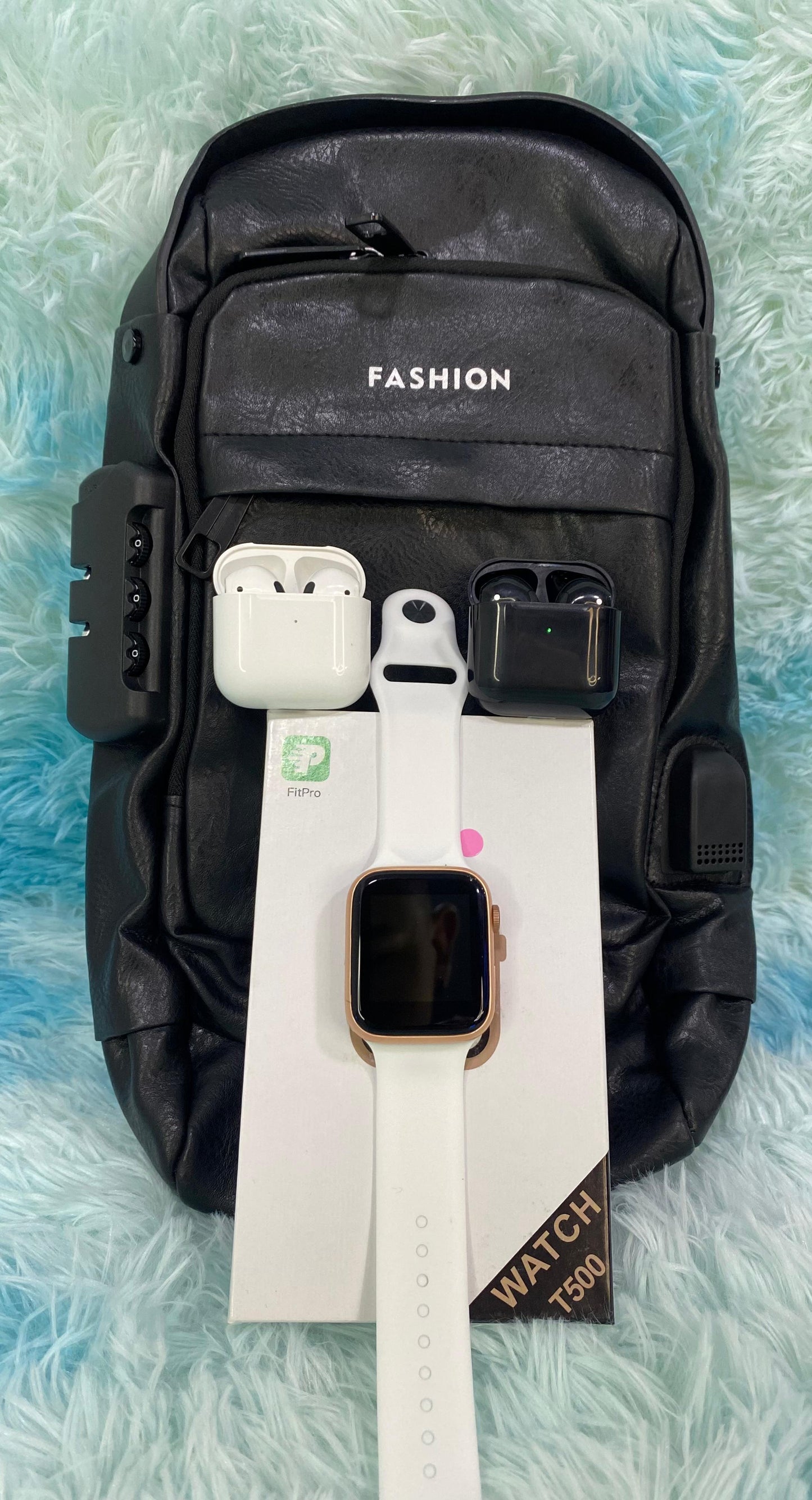 BOLSO ANTIROBO + RELOJ T500 + PRO 5 MINI